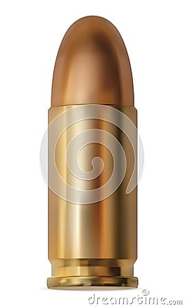 9mm bullet Vector Illustration