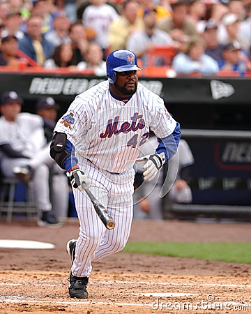 Mo Vaughn, New York Mets. Editorial Stock Photo