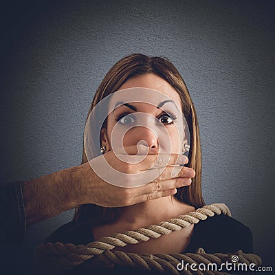 Mobbing concept Stock Photo