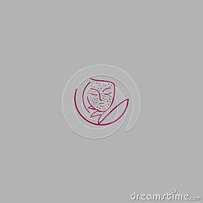 Woman fashion logo Vector Illustration