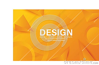 Asbtract background design. Landing page template.Minimal geometric background. Vector Illustration