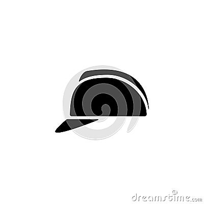 Engineer helmet icon vector on white Vector Illustration