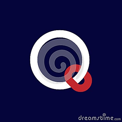 Q letter logo design Vector Illustration