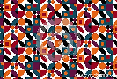 Background geometri shapes. seamless pattern Stock Photo