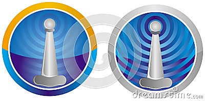 Mobile antena icon Vector Illustration