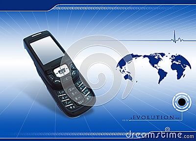 Mobile communication Stock Photo