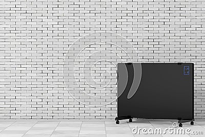 Mobile Convection Heater Radiator. 3d Rendering Stock Photo