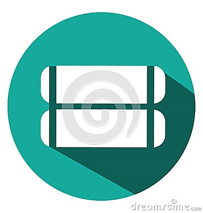 Mobile ebook, icon Vector Illustration