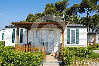 Mobile home Stock Photo