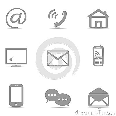 Mobile Icons Vector Illustration