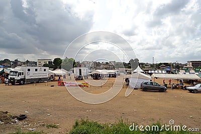 MOBILE MEDICAL CARAVAN Editorial Stock Photo