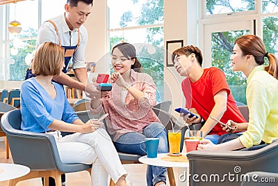 Mobile payment concept Stock Photo