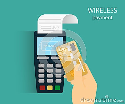 Mobile payment Vector Illustration