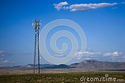 Mobile phone base station Stock Photo