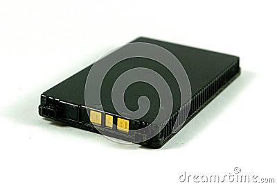 Mobile telephone battery Stock Photo