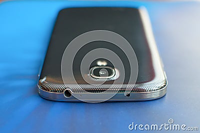 Mobile phone close up, smartphone Stock Photo