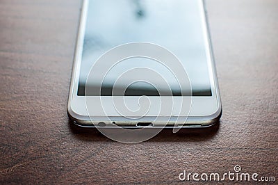 Mobile phone close up, smartphone Stock Photo