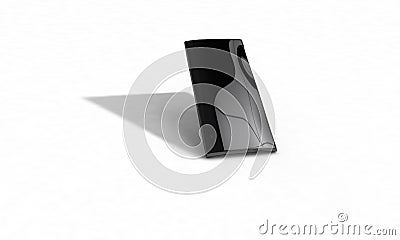 Mobile phone deformation concept model. Stock Photo