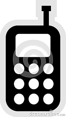 Mobile Phone Icon Vector Illustration