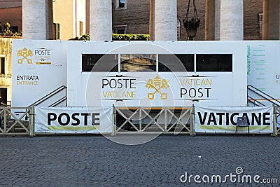 Mobile post office Editorial Stock Photo