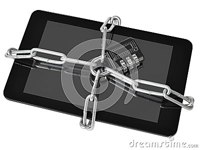 Mobile security Stock Photo