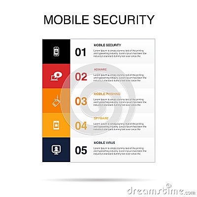 mobile security, Adware, mobile phishing Stock Photo