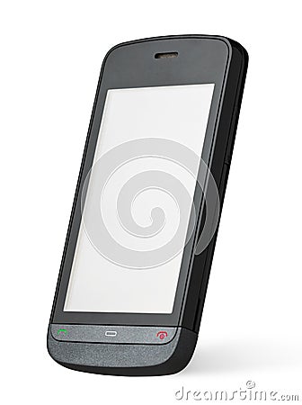 Mobile touch screen phone Stock Photo