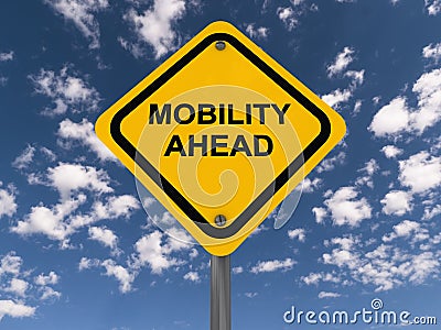 Mobility ahead Stock Photo