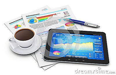 Mobility, business and finance concept Stock Photo