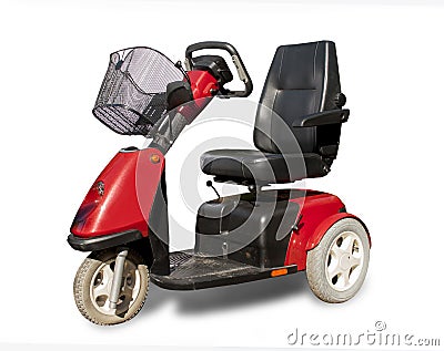 Mobility scooter Stock Photo