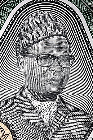 Mobutu Sese Seko a portrait Stock Photo