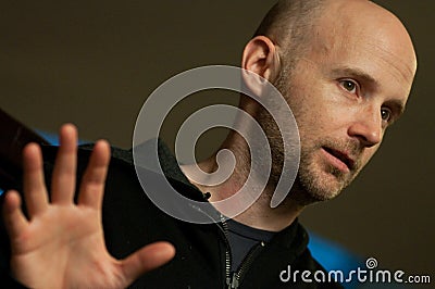 Moby Interview Editorial Stock Photo