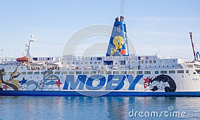 Moby Lines passenger ferry Editorial Stock Photo