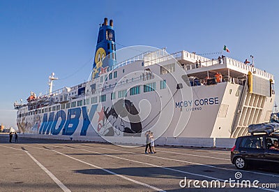 Moby Lines passenger ferry Editorial Stock Photo