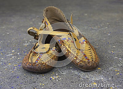 Moccasin shoes Stock Photo