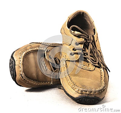 Moccasin shoes Stock Photo