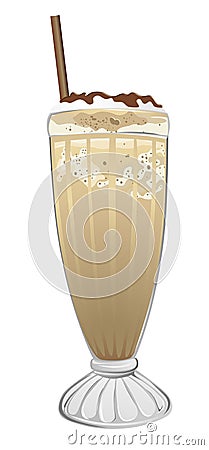 Mocha coffee Vector Illustration