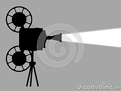 Movie Cine Projector Vector Illustration