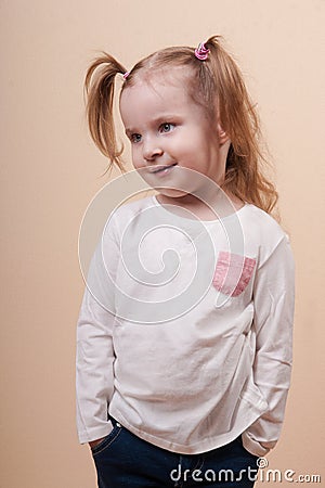 Mocking Girl Stock Photo