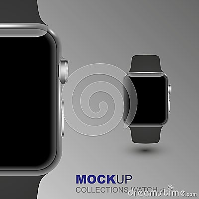 Mockup apple watch Stock Photo