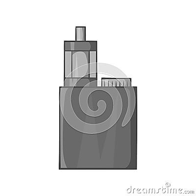 Mod and clearomizer in the kit icon Vector Illustration