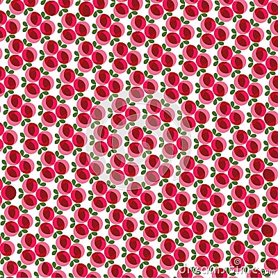 Mod rose pattern Stock Photo