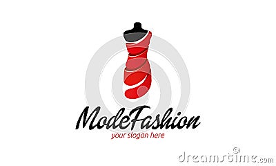 Mode Fashion Logo Vector Illustration