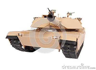 Model of Abrams tank Stock Photo