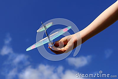 Model Aeroplane Stock Photo