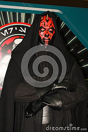 A model of the character Sith Lord from the movies and comics 2 Editorial Stock Photo