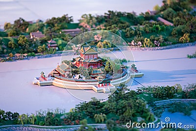 Yuanmingyuan, the Royal Garden of China Editorial Stock Photo