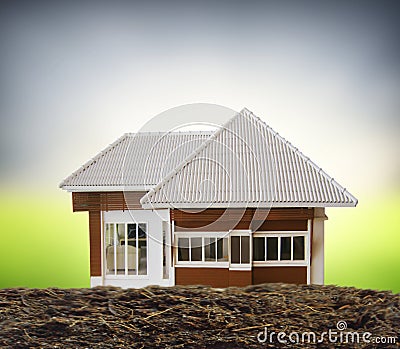 Model house Dwelling environment Stock Photo