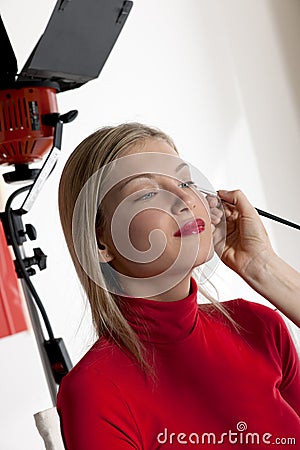 Model make up Stock Photo