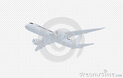 Model plane,airplane in white color.minimal mock up for design artwork Stock Photo